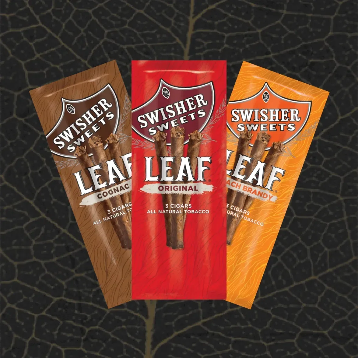 SWISHER SWEETS 3CT NATURAL LEAF SWISHER SWEETS 3CT NATURAL LEAF