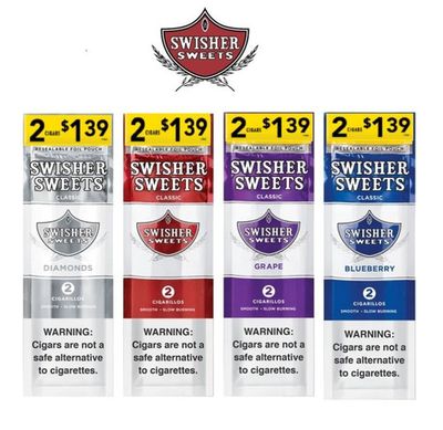 SWISHER SWEETS 2CT CIGARILLOS SWISHER SWEETS 2CT CIGARILLOS