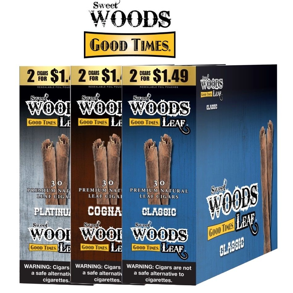 SWEET WOODS 2CT GOOD TIMES LEAF SWEET WOODS 2CT GOOD TIMES LEAF