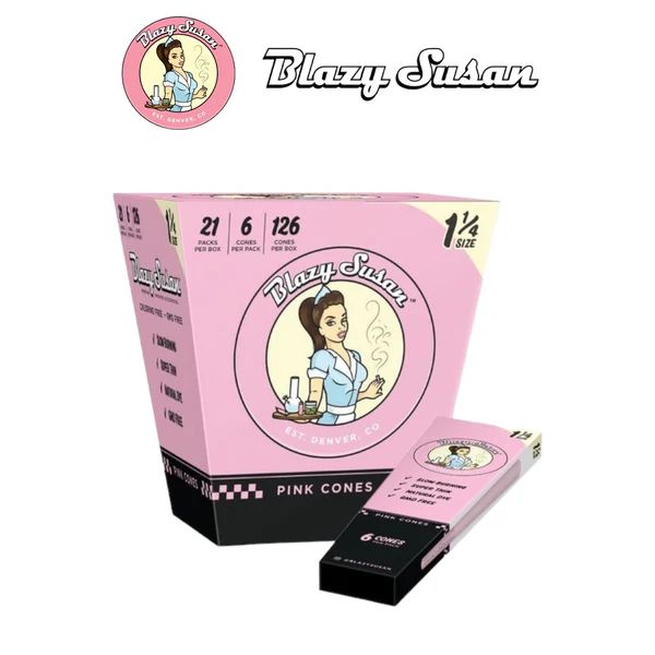 BLAZY SUSAN 6CT 1 1/4 SIZE CONES