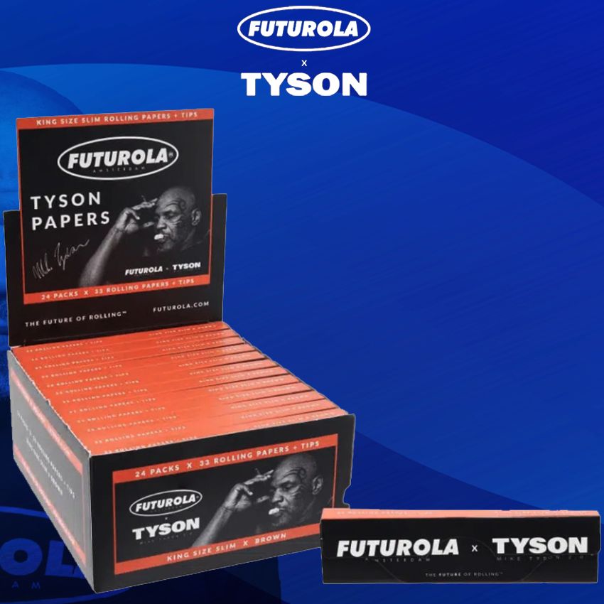 TYSON KING SIZE ROLLING PAPERS WITH TIPS 33CT BOOKLET TYSON KING SIZE ROLLING PAPERS WITH TIPS 33CT BOOKLET