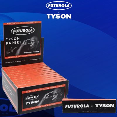 TYSON KING SIZE ROLLING PAPERS WITH TIPS 33CT BOOKLET TYSON KING SIZE ROLLING PAPERS WITH TIPS 33CT BOOKLET