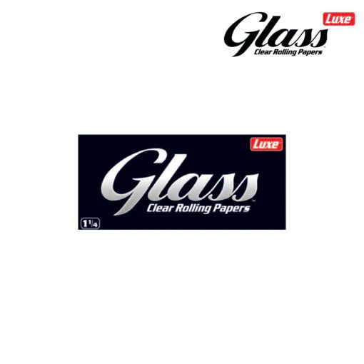 GLASS 1 1/4 CLEAR ROLLING PAPER GLASS 1 1/4 CLEAR ROLLING PAPER