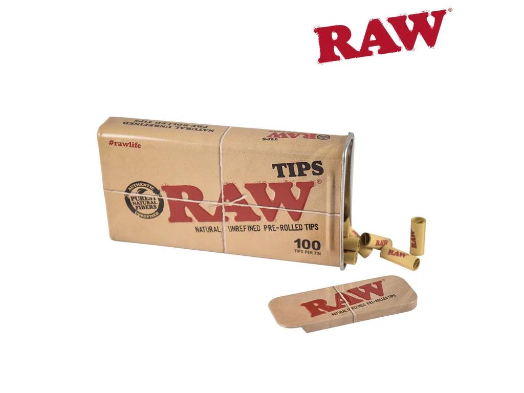RAW TIPS 100CT TIN RAW TIPS 100CT TIN