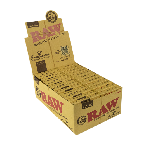 RAW CONNOISSEUR KING SIZE SLIM ROLLING PAPER RAW CONNOISSEUR KING SIZE SLIM ROLLING PAPER