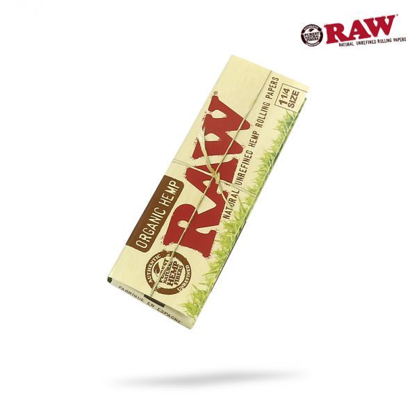 RAW 1 1/4 ORGANIC ROLLING PAPER RAW 1 1/4 ORGANIC ROLLING PAPER