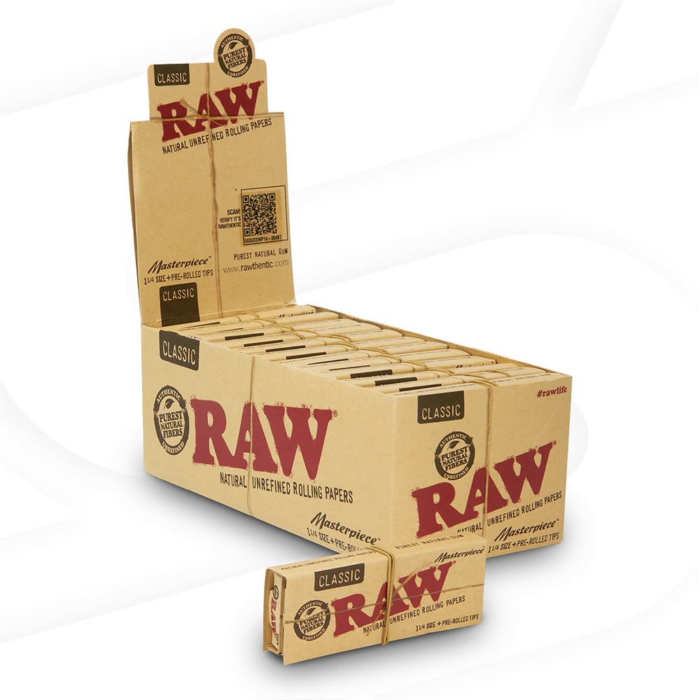 RAW MASTERPIECE 1 1/4 ROLLING PAPER RAW MASTERPIECE 1 1/4 ROLLING PAPER
