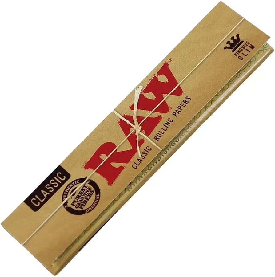 RAW KING SIZE SLIM CLASSIC ROLLING PAPER RAW KING SIZE SLIM CLASSIC ROLLING PAPER