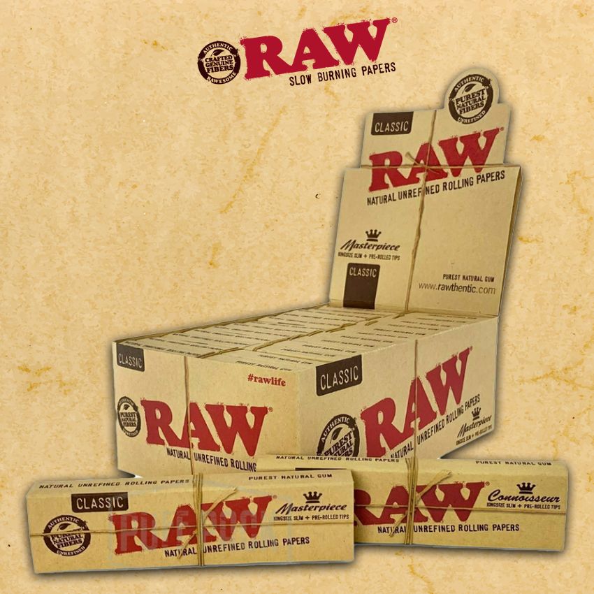 RAW MASTERPIECE KING SIZE ROLLING PAPER RAW MASTERPIECE KING SIZE ROLLING PAPER