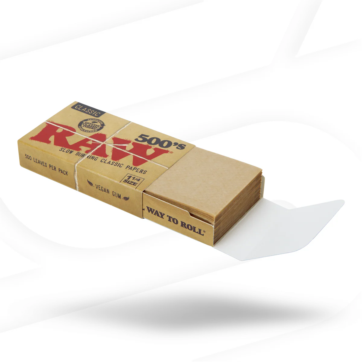 RAW 500'S CLASSIC 1 1/4 ROLLING PAPER RAW 500'S CLASSIC 1 1/4 ROLLING PAPER
