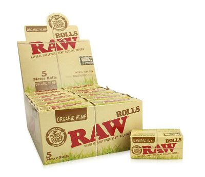 RAW ORGANIC HEMP KING SIZE SLIM 5 METER ROLL RAW ORGANIC HEMP KING SIZE SLIM 5 METER ROLL