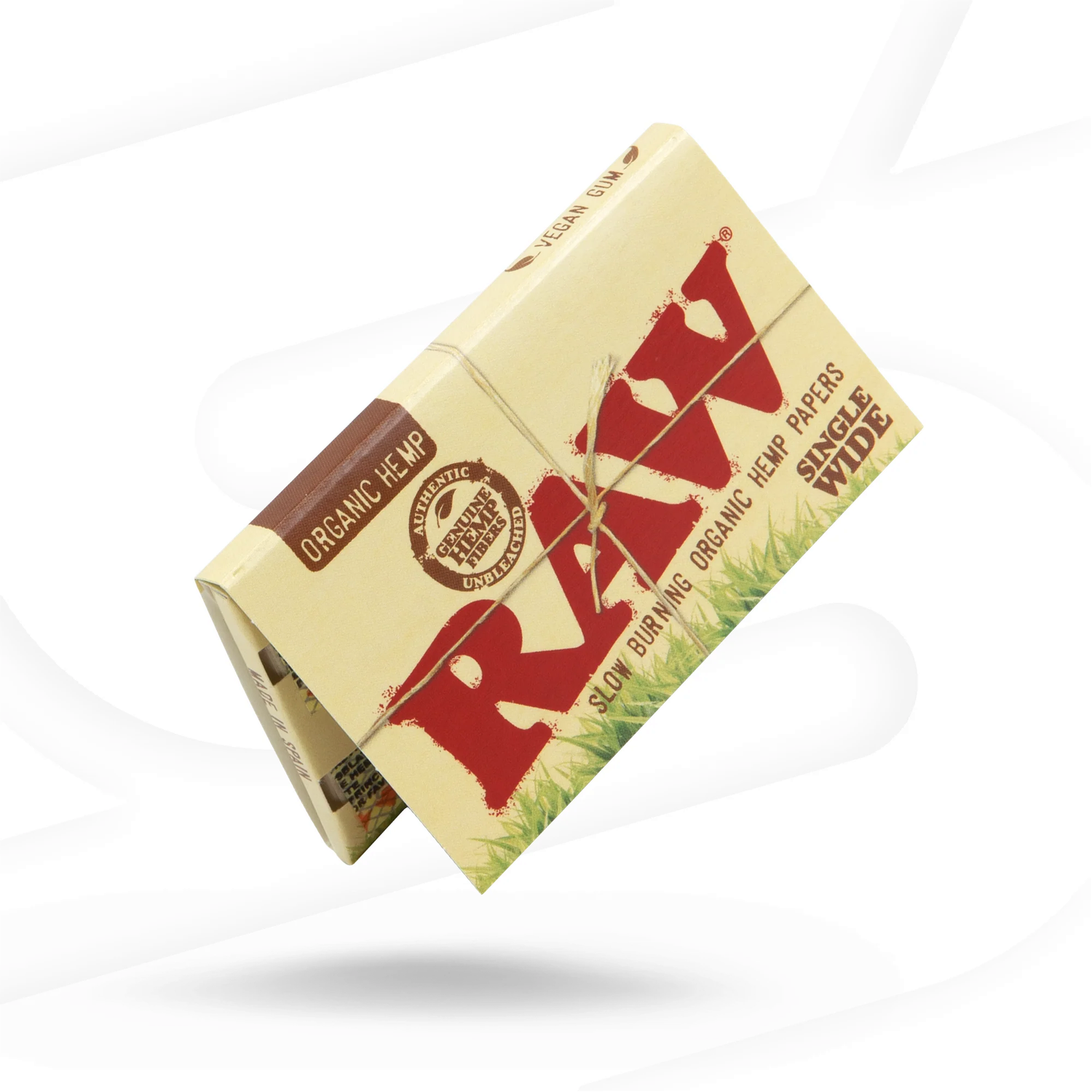 RAW ORGANIC HEMP SINGLE WIDE ROLLING PAPER