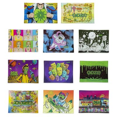 OOZE SHATTER RESISTANT ROLLING TRAY ASSORTED DESIGNS OOZE SHATTER RESISTANT ROLLING TRAY ASSORTED DESIGNS