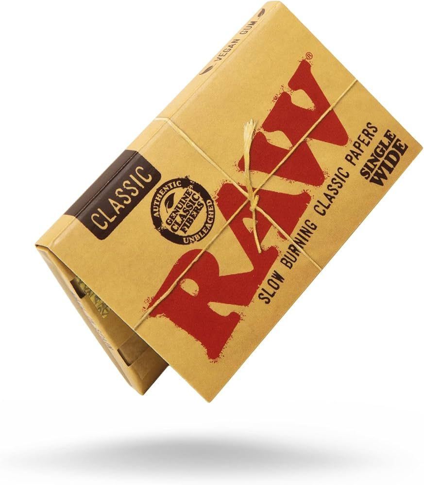 RAW CLASSIC SINGLE WIDE ROLLING PAPER RAW CLASSIC SINGLE WIDE ROLLING PAPER