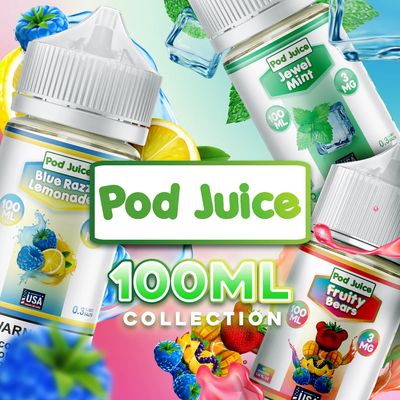 POD JUICE 3MG E-LIQUID 100ML POD JUICE 3MG E-LIQUID 100ML