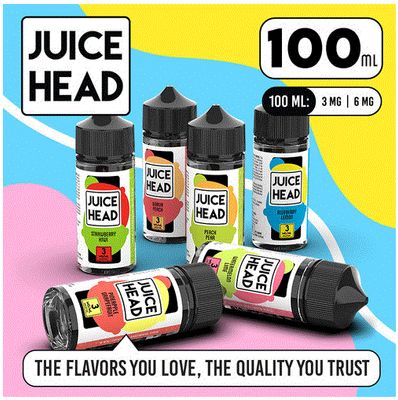 JUICE HEAD 6MG E-LIQUID 100ML JUICE HEAD 6MG E-LIQUID 100ML