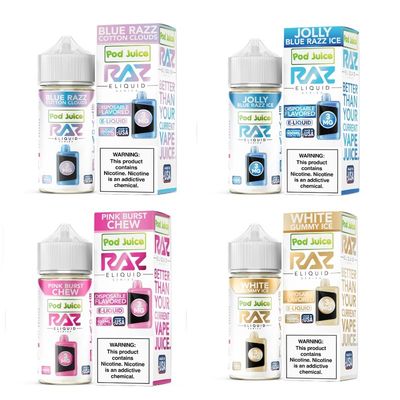 RAZ 6MG E-LIQUID 100ML RAZ 6MG E-LIQUID 100ML