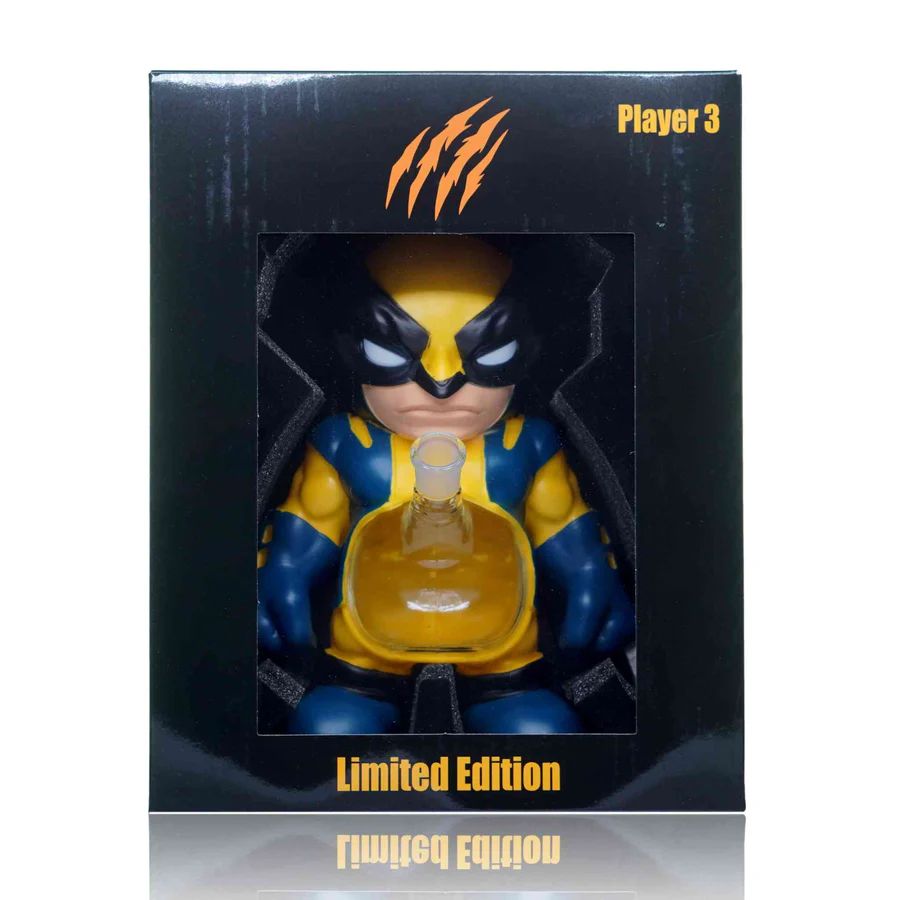 WOLVERINE SUPERHERO CHARACTER DESIGN 10" WATER PIPE
