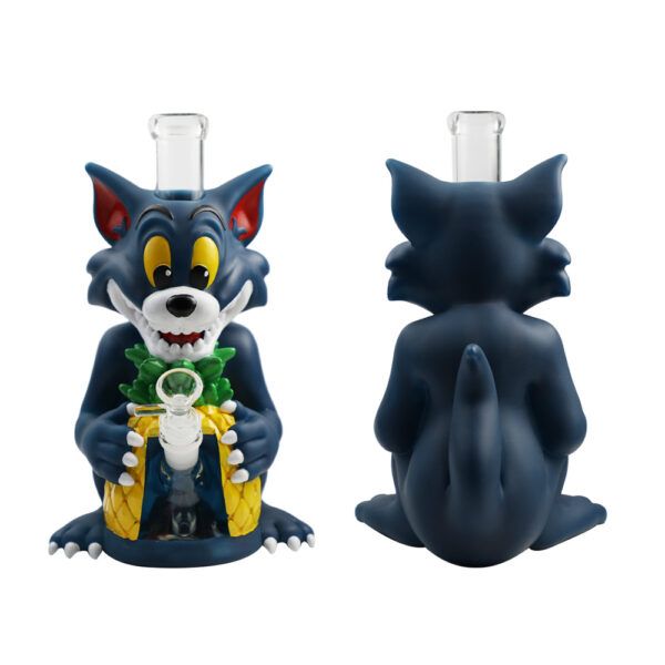 TALKING TOM DESIGN PREMIUM GLASS 10" WATER PIPE