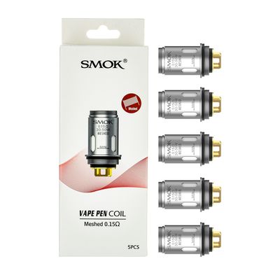SMOK VAPE PEN COIL MESHED 0.15 5CT