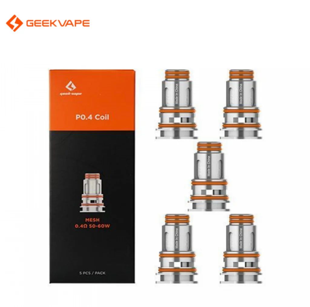 GEEKVAPE P 0.4 MESH COIL 50-60W 5CT GEEKVAPE P 0.4 MESH COIL 50-60W 5CT