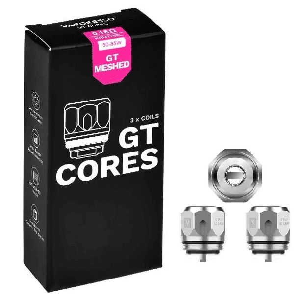 VAPORESSO GT CORES 0.18 KANTHAL COILS 3CT VAPORESSO GT CORES 0.18 KANTHAL COILS 3CT