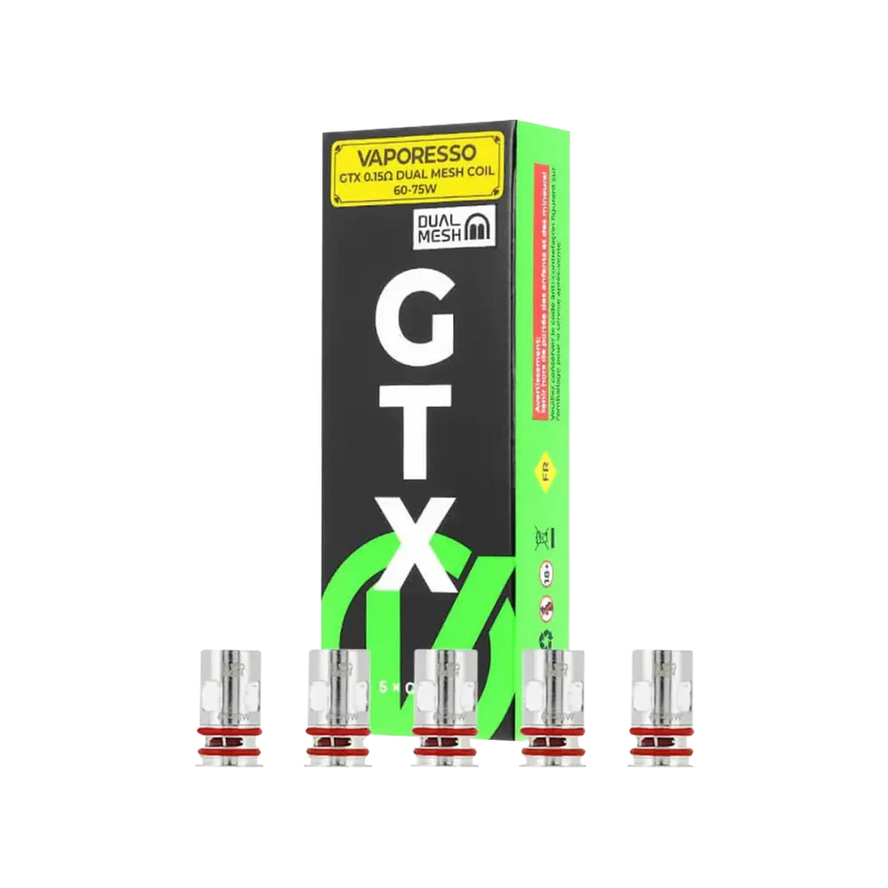 VAPORESSO GTX 0.15 DUAL MESH COIL 5CT
