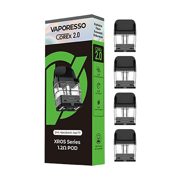 VAPORESSO XROS SERIES 1.2 POD 4CT VAPORESSO XROS SERIES 1.2 POD 4CT
