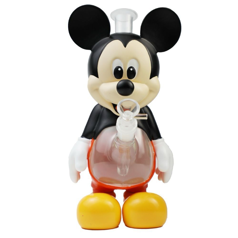 MICKEY DESIGN PREMIUM GLASS 10.5" WATER PIPE