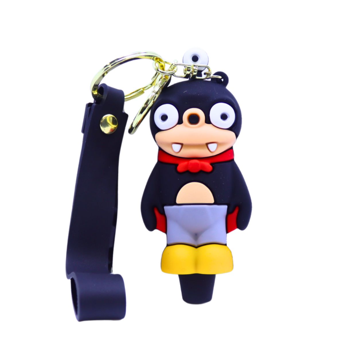 BLACK SEAL SILICONE HANDPIPE KEYCHAIN