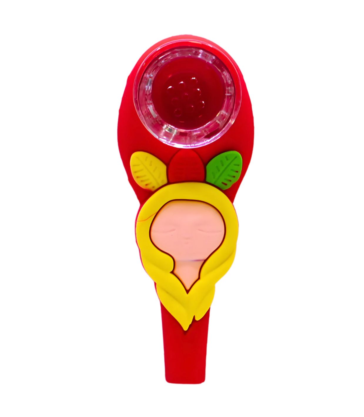 SHAMROCK GIRL DESIGN 3.5" SILICONE HAND PIPE
