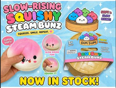SQUISHY STEAM BUNZ MYSTERY DUMPLINGS