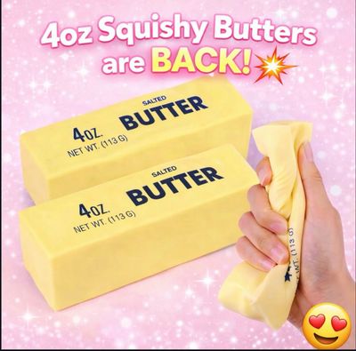 SLOW RISING STRESS BUTTER SQUISHY 4OZ