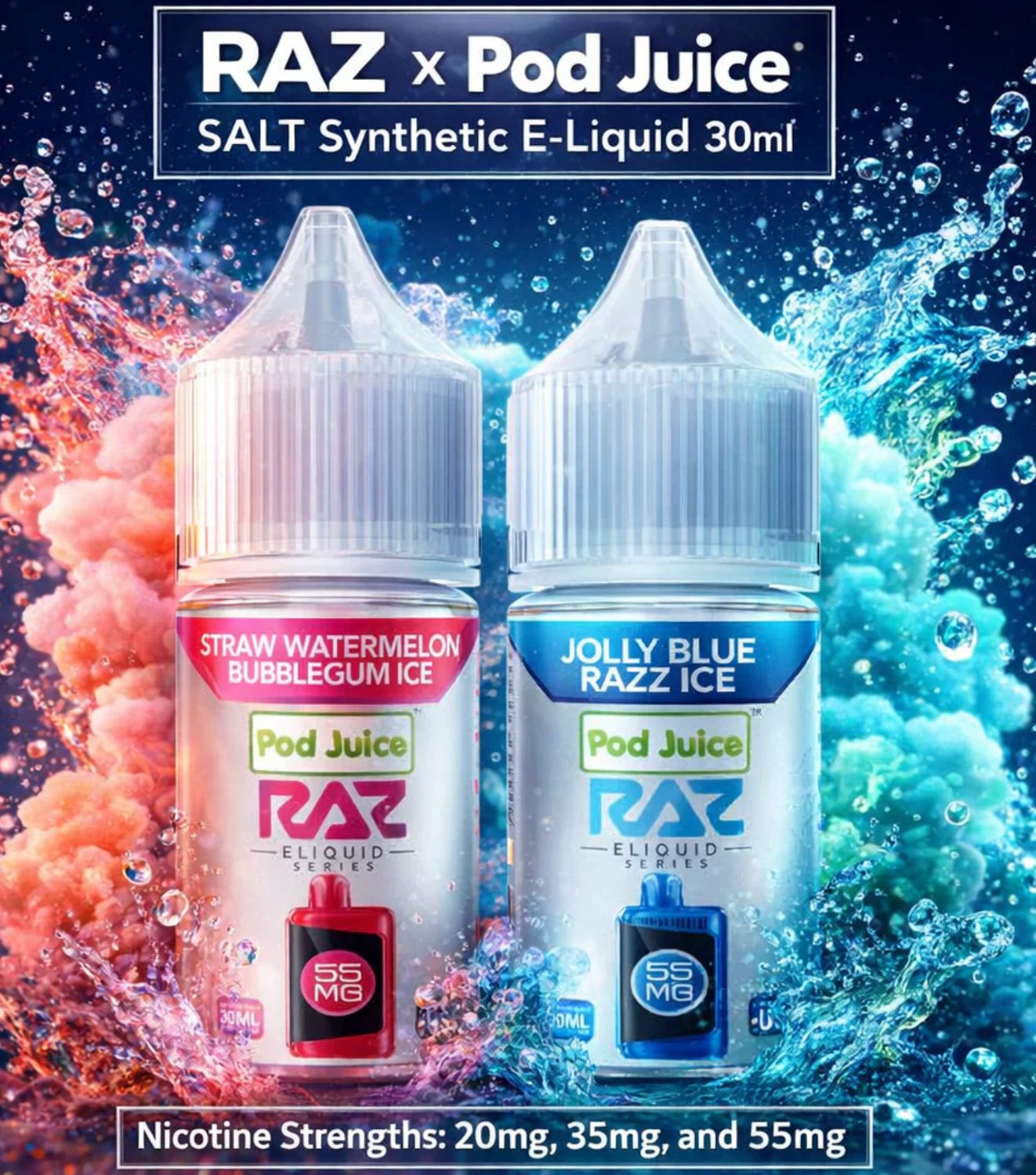 RAZ 20MG SALT NIC 50ML RAZ 20MG SALT NIC 50ML