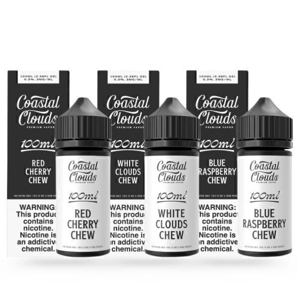 COASTAL CLOUDS 6MG E-LIQUID 100ML COASTAL CLOUDS 6MG E-LIQUID 100ML