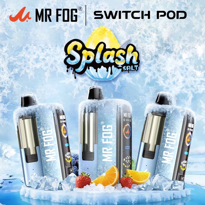 MR FOG SWITCH POD SPLASH EDITIION 20ML 45K PUFFS PODS MR FOG SWITCH POD SPLASH EDITIION 20ML 45K PUFFS PODS
