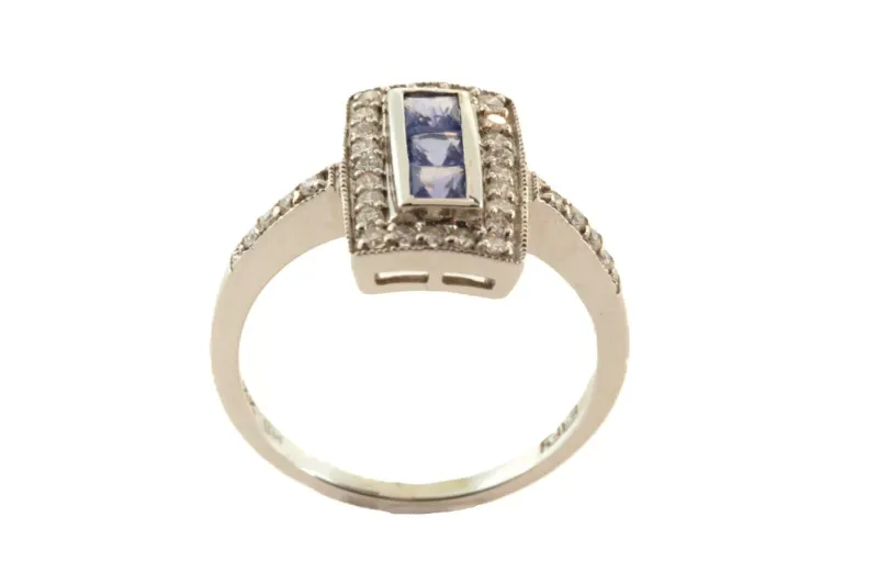 Sapphire and Diamond Fashion Ring