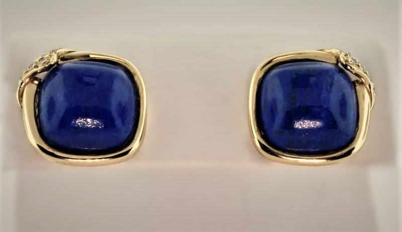 Blue lapis earrings