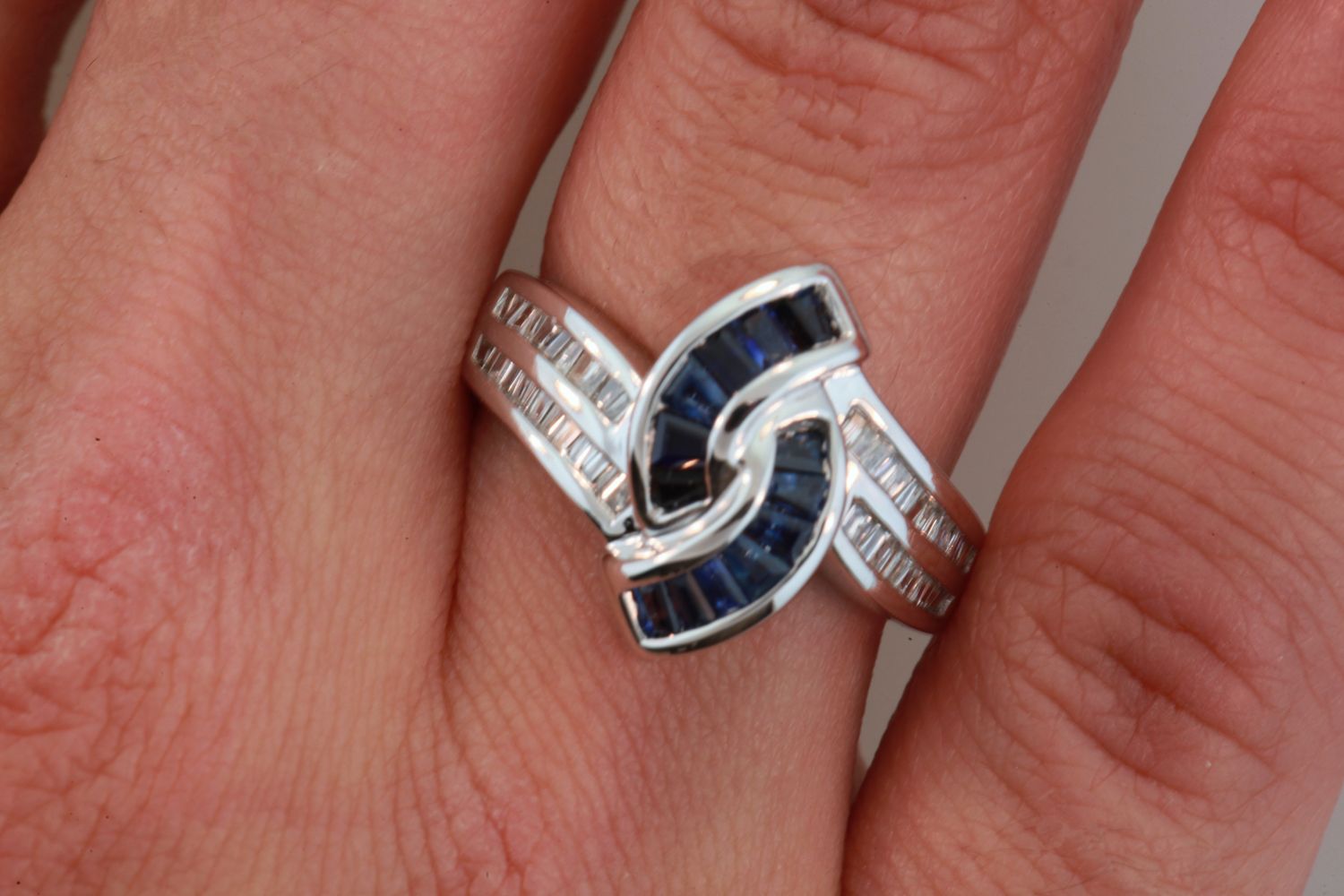 Sapphire and Diamond Fashion Ring