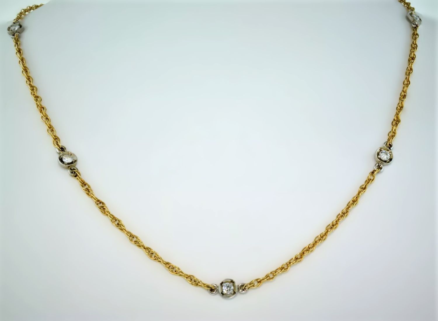 Rope Chain with Diamonds