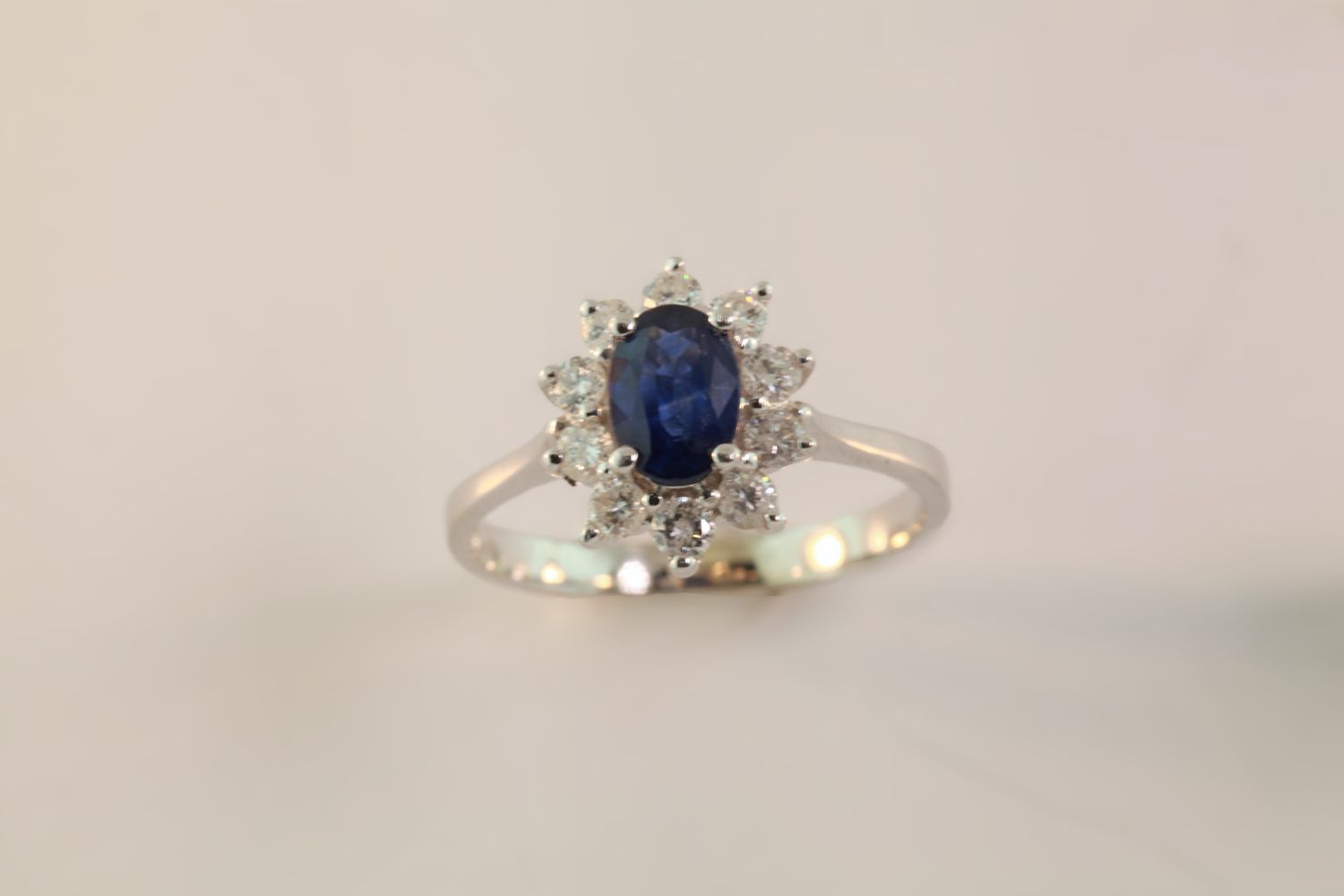 Sapphire and Diamond Ring
