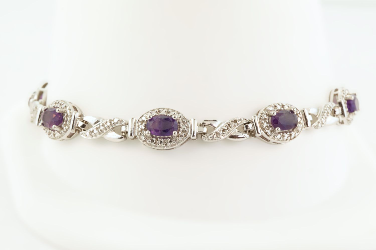 Amethyst Tennis Bracelet