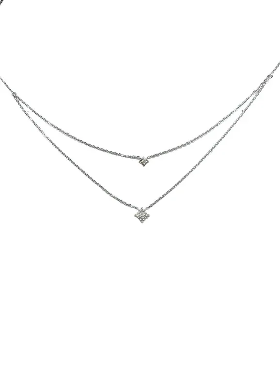 Diamond Layered Necklace