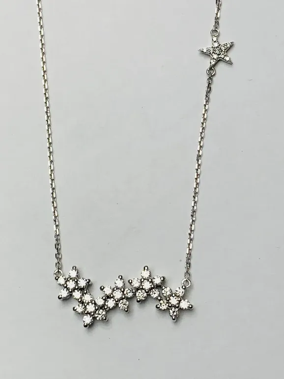 Yanni B. Diamond Necklace on adjustable chain