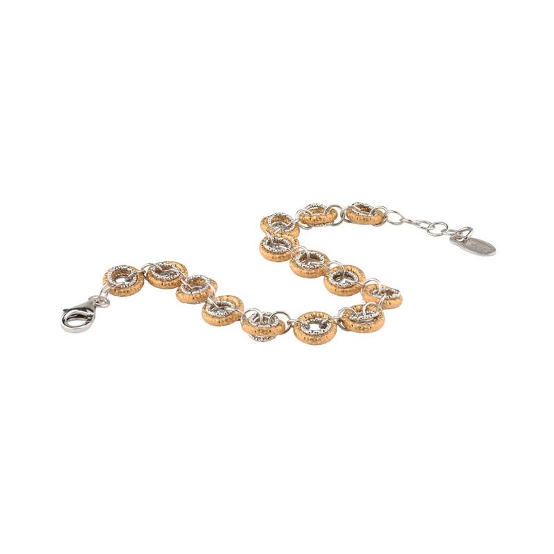 Frederic Duclos Sterling silver Gold plated Fantasia bracelet