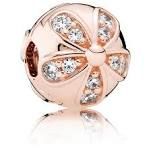 PANDORA Rose Clip Dazzling Daisies with Clear CZ