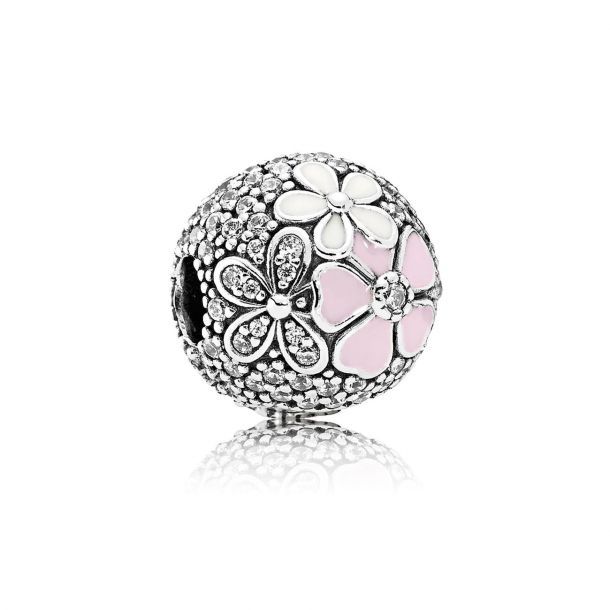 PANDORA - Poetic Blooms, Mixed Enamels & Clear CZ
