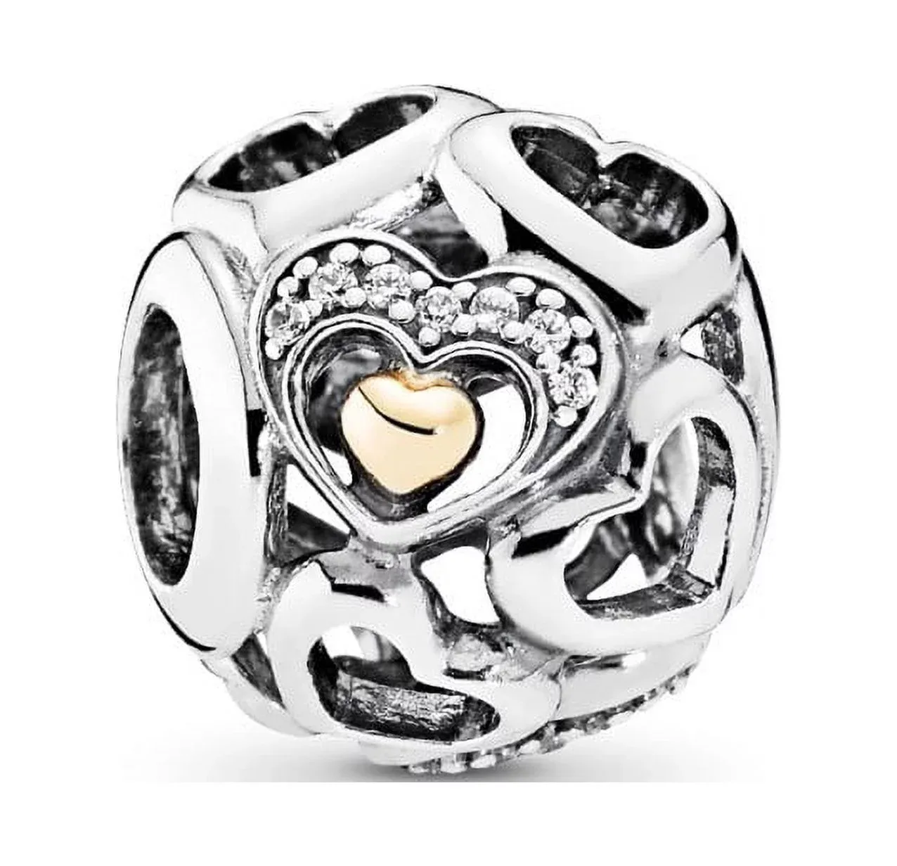 PANDORA - Heart of Romance, Clear CZ