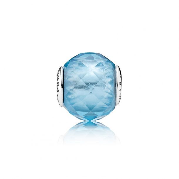 PANDORA - PANDORA ESSENCE COLLECTION Charm Friendship with Sky-Blue Crystal