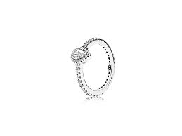 Pandora - Radiant Teardrop Clear CZ Ring